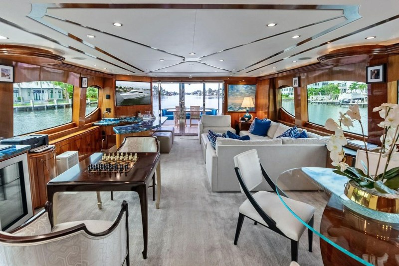 Hatteras 80 Happy Hour