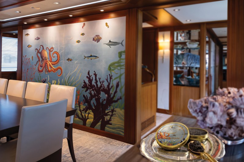 Yacht Life Caviar on table