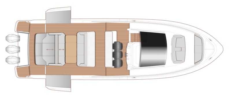 Princess C48 Open layout